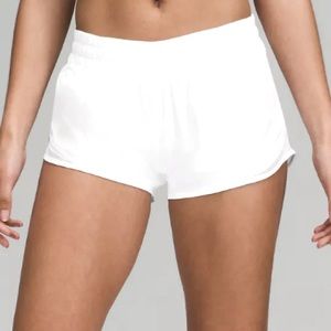 Lululemon Hotty Hot Shorts | Size 2, White
